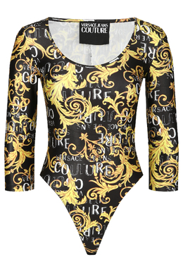 VERSACE JEANS COUTURE: Золотой боди 