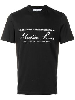 Martine Rose: Футболка с принтом 