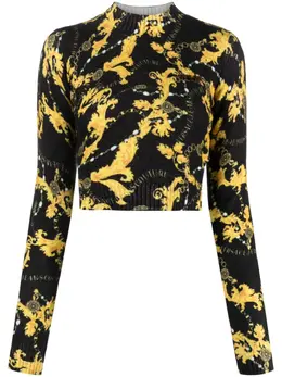 Versace Jeans Couture: Свитер с принтом 