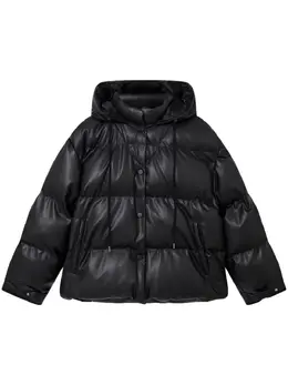 Stella McCartney: Куртка  Alter Mat с капюшоном
