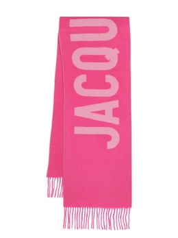 Jacquemus: Розовый шарф 