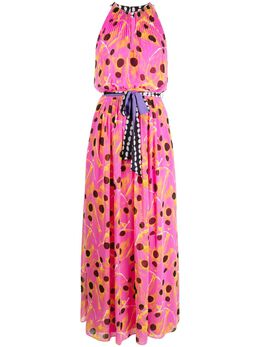 DVF Diane von Furstenberg: Платье в горошек 