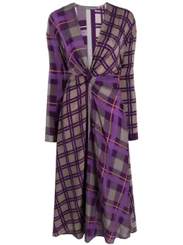 Alberta Ferretti: Шёлковое платье 