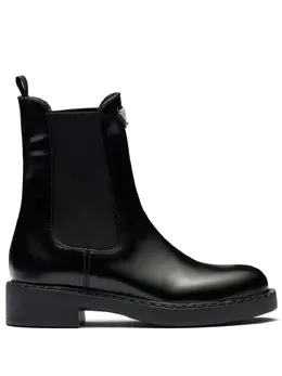 Prada: Чёрные ботинки 