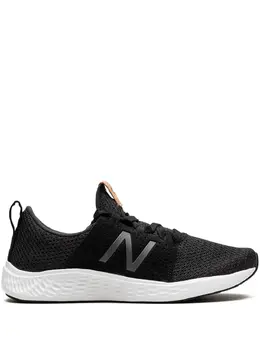 New Balance: Чёрные кроссовки  Fresh Foam