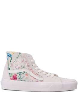 Vans: Белые кроссовки  Sk8-Hi