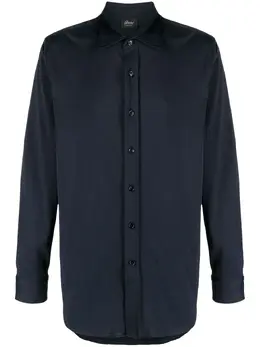 Brioni: Рубашка с английским воротником 