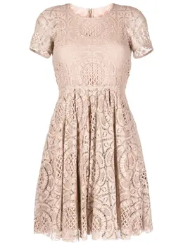 Burberry Pre-Owned: Платье с коротким рукавом 