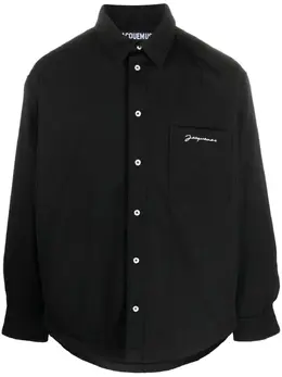 Jacquemus: Чёрная рубашка  La Chemise Boulanger