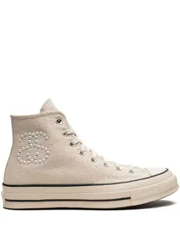 Converse: Бежевые кроссовки  Chuck 70