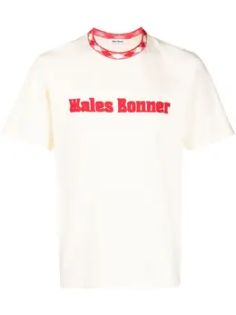 Wales Bonner: Белая футболка 