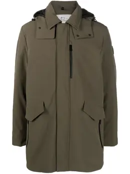 Woolrich: Зелёный пуховик 