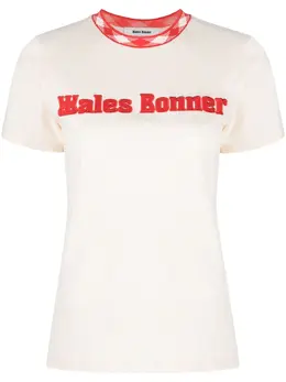 Wales Bonner: Белая футболка 