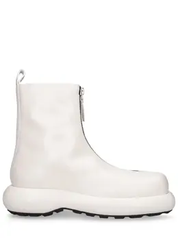JIL SANDER: Белые ботинки 