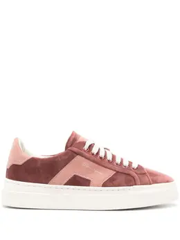 Santoni: Тёмные кроссовки 