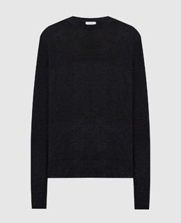 Off-White: Чёрный свитер 