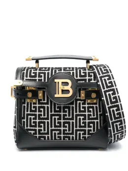 Balmain: Чёрная сумка через плечо  B-Buzz 23