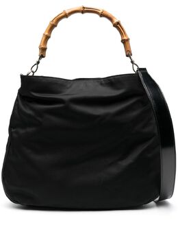 Gucci Pre-Owned: Чёрная сумка-шоппер 