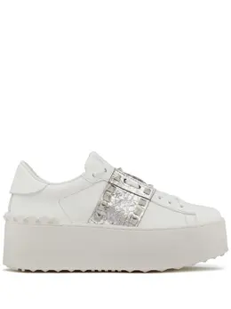 Valentino Garavani: Белые кроссовки 
