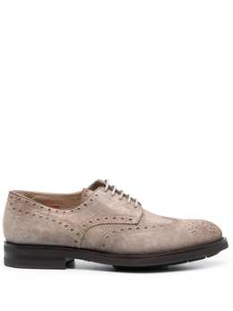 Santoni: Бежевые туфли 