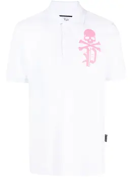 Philipp Plein: Белое поло  Skull