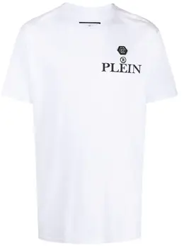 Philipp Plein: Белая футболка  Iconic Plein