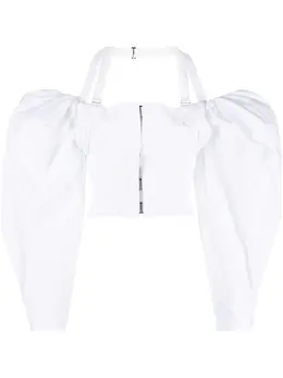 Jacquemus: Белая блуза 