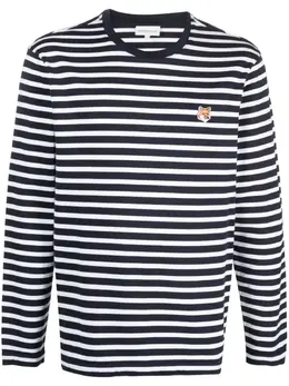 Maison Kitsuné: Футболка в полоску 