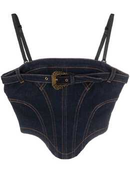 Versace Jeans Couture: Джинсовый корсет 