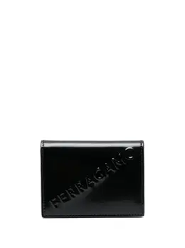 Ferragamo: Чёрный картхолдер 