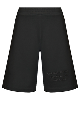 EMPORIO ARMANI: Чёрные шорты 