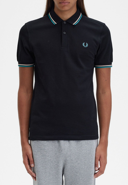 FRED PERRY: Чёрное поло 