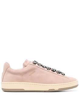 Lanvin: Светлые кроссовки  Curb