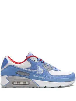 Nike: Голубые кроссовки  Air Max 90