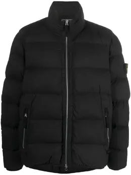 Stone Island: Чёрная куртка  Compass