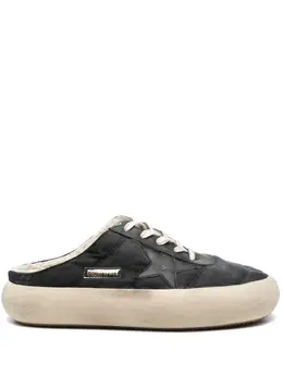 Golden Goose: Чёрные мокасины  Star