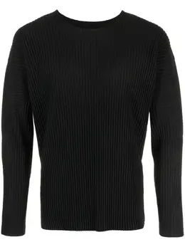 Issey Miyake: Футболка с длинным рукавом 