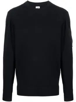 C.P. Company: Синий свитшот  Lens