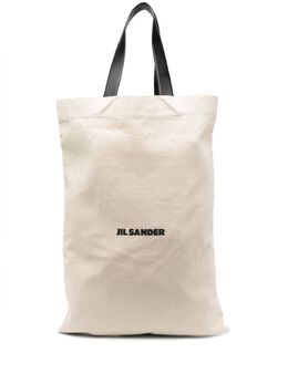 Jil Sander: Сумка-шоппер с принтом 