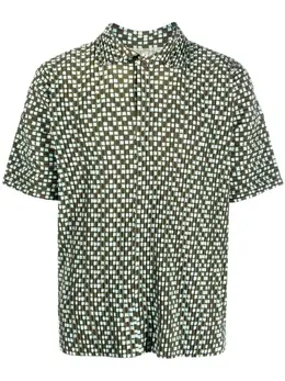 Homme Plissé Issey Miyake: Рубашка с принтом 
