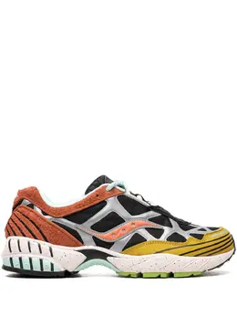 Saucony: Многоцветные кроссовки  Grid Web