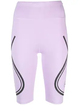 adidas by Stella McCartney: Фиолетовые шорты 