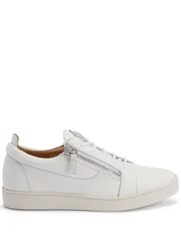 Giuseppe Zanotti: Белые кроссовки  Frankie