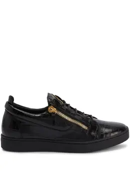 Giuseppe Zanotti: Чёрные кроссовки  Frankie