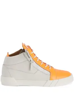 Giuseppe Zanotti: Светлые кроссовки  Frankie