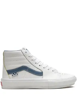 Vans: Голубые кроссовки  Sk8-Hi
