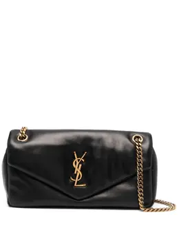 Saint Laurent: Чёрная сумка 
