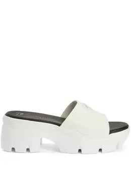 Giuseppe Zanotti: Белые сандалии  Apocalypse