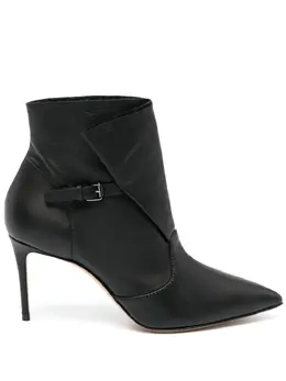 Casadei: Чёрные ботинки 