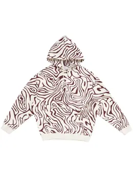 Marcelo Burlon County of Milan: Бордовая толстовка 